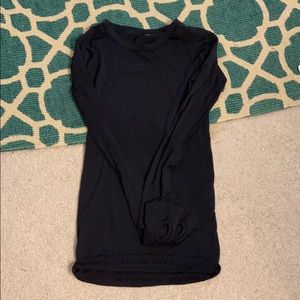Navy lululemon swiftly tech long sleeve(size 2)